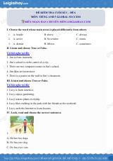 Đề thi học kì 1 Tiếng Anh 5 Global Success - Đề số 6